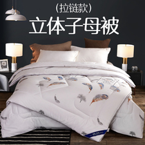 Dormitory students use child quilt two-in-one zipper Four Seasons quilt one meter five quilt core twin quilt