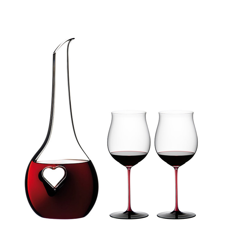 Handmade crystal glass glass red wine glass red pole Bordeaux Burgundy High foot cup big wine glass suit