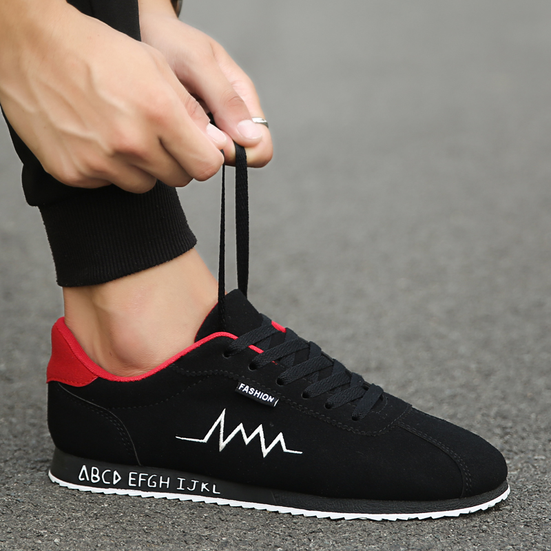 Men's shoes 2021 new autumn and winter 100 hitch Casual Tide Shoes Han Edition Trend Black Teen Canvas Agganboard Shoes Man