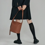 Мягкое кожаное ведро, вместительная и большая сумка на одно плечо, сумка для телефона