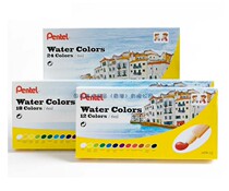 Japanese watercolor Pentel pan peach watercolor paint childrens graffiti 6ml original imported multi-color set