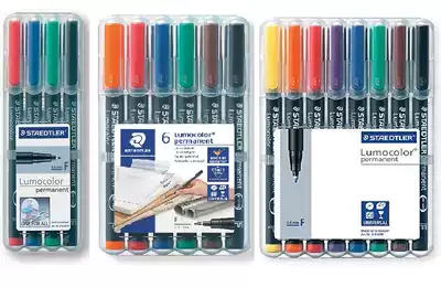 Shi Delou STAEDTLER318 series F nozzle oil-based projection pen CD-ROM pen negative pen marker pen does not fade