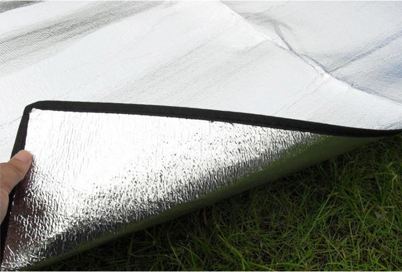 Chuan Yue / winpolar hai mặt lá nhôm độ ẩm pad nhôm phim dã ngoại mat dày cắm trại lều cỏ - Thảm chống ẩm / Mat / Gối thảm trải sàn xốp