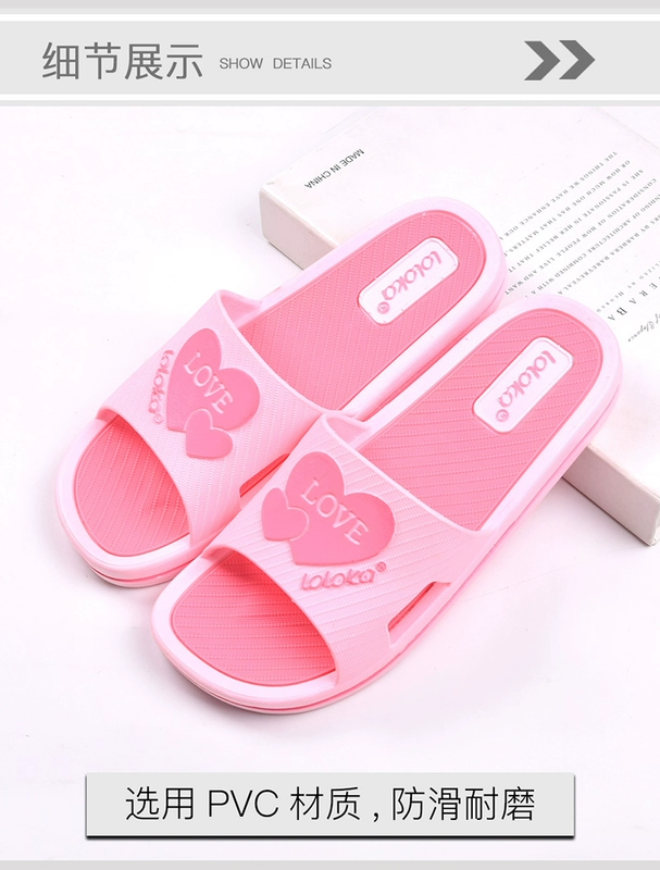 Road Road Jia mùa hè mới vài nhà nhà trong nhà và ngoài trời anti-skid tầng nam giới và phụ nữ phòng tắm dép đi trong phòng tắm dép đi trong nhà mùa đông
