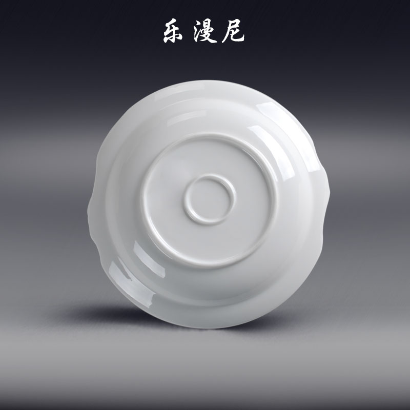 Le diffuse - grain soup plate was pure white ceramic hot soup dish in western food deep dish abnormity tableware hotels