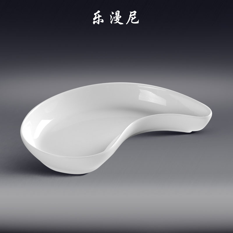 Joy diffuse - YueYa dish - ceramic creative hotel hotel western - style food lunch special plate of hot and cold dishes