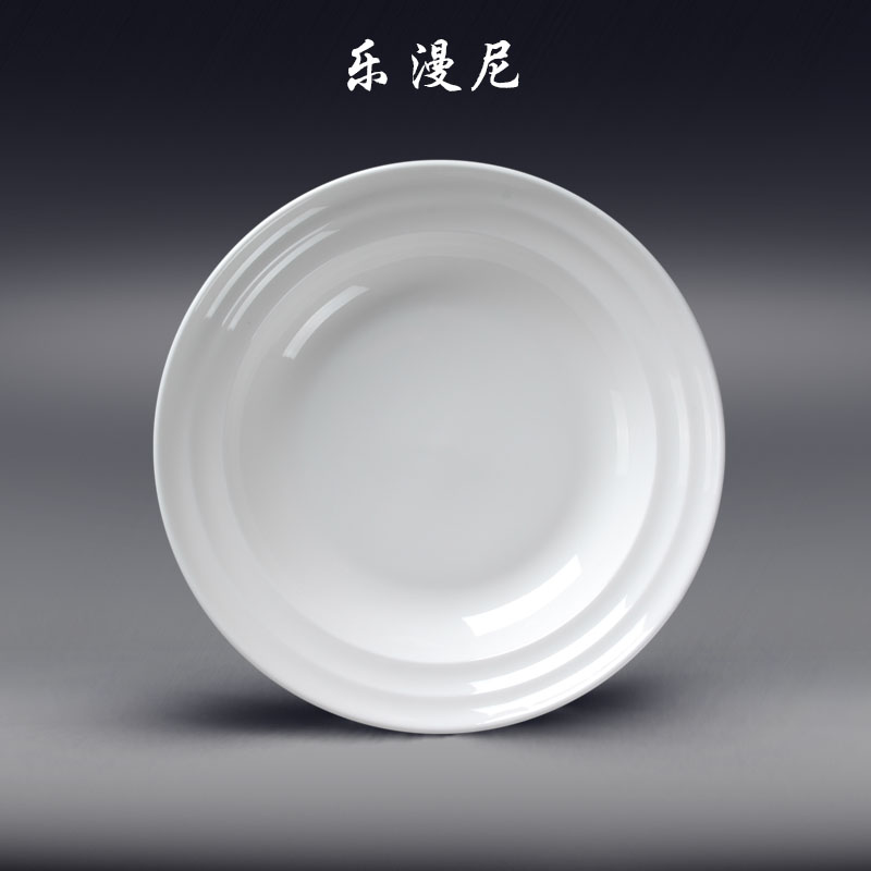 Le diffuse, jas thin line soup plate - western hotel ceramic tableware hot and cold food heterotypic plates luo song mushroom soup