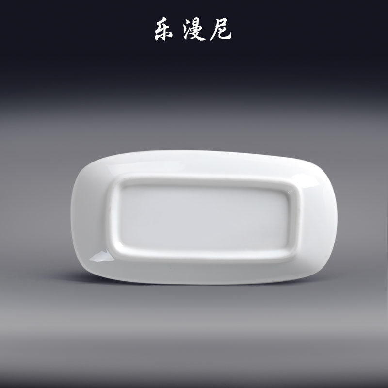 Le diffuse - tall towel plate - it. Fluorescent chaozhou porcelain | eat dish of pure white | | dessert plate ceramic of cold dishes