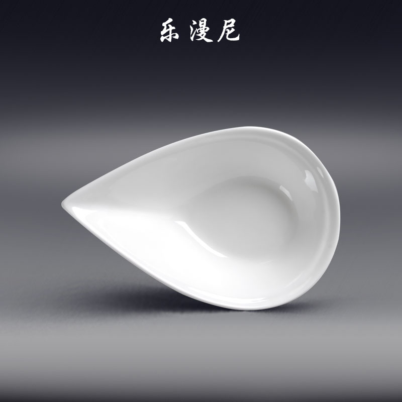 Le diffuse, oblique expressions using nozzle to use - hotel white ceramic tableware west move hot pot hot bowl of hot and cold salad bowl