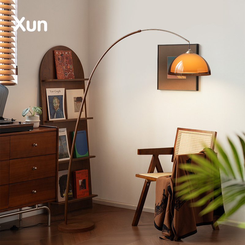 Xunze Chinese-Style Fishing Floor Lamp, Living Room Design, Sunset Atmosphere Lamp, Study Room, Bedroom, Standing Table Lamp Xunze Chinese-Style Fishing Floor Lamp, Living Room Design, Sunset Atmosphere Lamp, Study Room, Bedroom, Standing Table Lamp