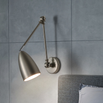 headboard wall lamp industrial wind modern minimalist rocker light reading retro minimalist home wall bedroom Nordic lamps