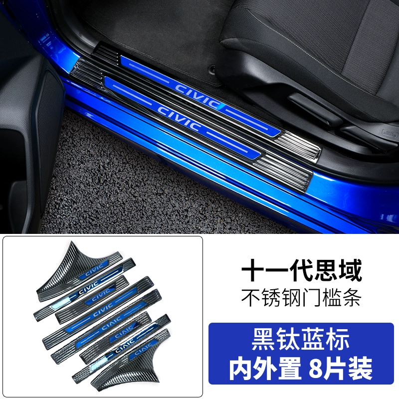 bệ bước chân tucson 2019 Phù hợp với 22 mẫu Honda Civic thế hệ thứ 11 Sửa đổi thanh ngưỡng cửa đặc biệt Civic thế hệ thứ 11 Dán trang trí bàn đạp chào mừng đồng hồ đo nhiệt độ két nước bệ bước chân tucson 2019 