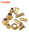 Copper hollow cornb rivet hollow copper rivet single-machine tube via hole rivet punch tool M2M3M4M5M6