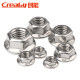 304 hexagonal flange nut 316/201 stainless steel toothed nut anti-slip screw cap M3M4M5M6M8-M20