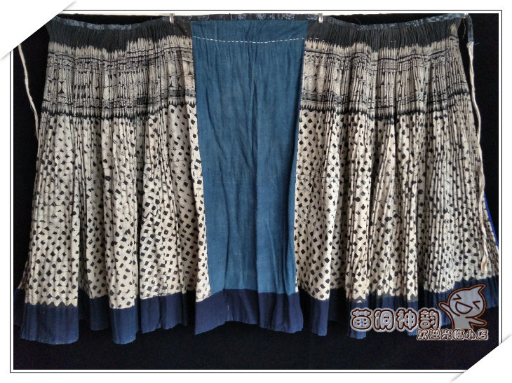 Miao Dong Shenyun Handicraft 4886 Buyi Miao ethnic origin Original Dress Wax Dyeing Apron can improve the processing