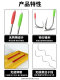 Handleless, Knotless Double Hook Finished Product for Black Pit Fishing, New Kanto-Style Carp and Bighead Carp Hook Without Hook Handle, Kanto-Style Baldhead Hook