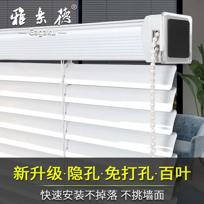 Gagaku2026 New Style Blinds, No-Drill Installation, Blackout and Sunshade, Bathroom Roll-Up Lift-And-Lower Blinds