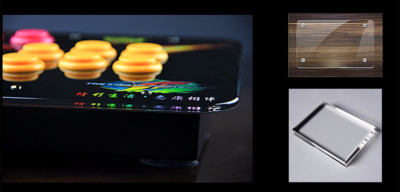 WELCOM Vua của Máy Bay Chiến Đấu 97 Đường Phố Máy Bay Chiến Đấu Không Chậm Trễ Đôi USB Máy Tính Android TV Arcade PS3 Joystick tay cầm chơi game fo4
