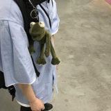 Брендовая мультяшная подвеска, брелок подходит для мужчин и женщин, плюшевая сумка для телефона, кукла, аксессуар для сумки, популярно в интернете, лягушка