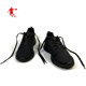 ເກີບຜູ້ຊາຍ Jordan Pure Black Running Shoes Summer Mesh Breathable Urban Sports Shoes Brand Genuine Soft Soled Travel Shoes