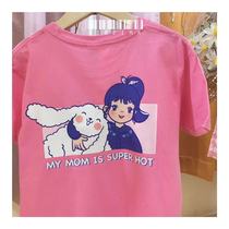 There is a painting store cartoon portrait cotton T-shirt to design couples shirt Q version of comics Live Photos