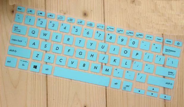 ASUS ASUS bàn phím máy tính xách tay màng bảo vệ một bụi đậu bìa máy tính Adol 13,3-inch bảo hiểm đầy đủ của 13 bộ phím chống thấm nước trường hợp máy tính xách tay lá vết sưng pad của silica gel màu Gradient - Phụ kiện máy tính xách tay