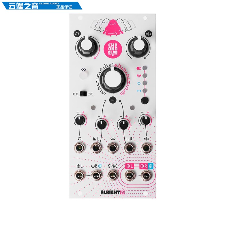 Alright Devices CHRONOBLOB2 Dual Delray stereo time-lapse synthesizer module