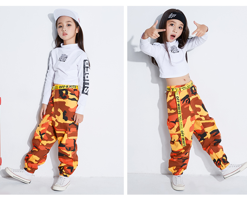 Cô gái nhảy jazz trang phục mùa thu lỏng jazz nhung phiên bản Hàn Quốc hip hop show trẻ em đường phố phù hợp với quần thủy triều bộ đồ khiêu vũ cho bé trai