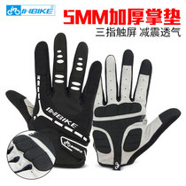 INBIKE riding gloves Long finger mountain road bike full finger gloves Spring and autumn mens and womens riding equipment