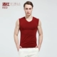 Guiyuan nhung nam vest màu rắn nam vest nam vest vest thể dục bó sát thể thao chạm đáy áo vest áo khoác mùa hè nam