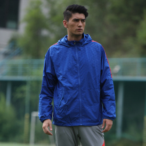 Speed Dry Sports Wind Raincoat Man Outdoor Running Fitness Jacket Windproof Splash Water Submachine Clothing Football Training Jacket
