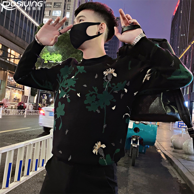 Autumn and Winter Thickened Sweater for Men, Long-Sleeved Base Layer Knitwear, 2026 New Men's Fashion Top, Trendy Brand Knitwear
