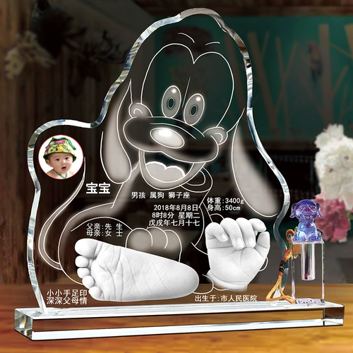 Детские индивидуальные отпечатки рук и ног для новорожденных, сувенир для младенца ручной работы