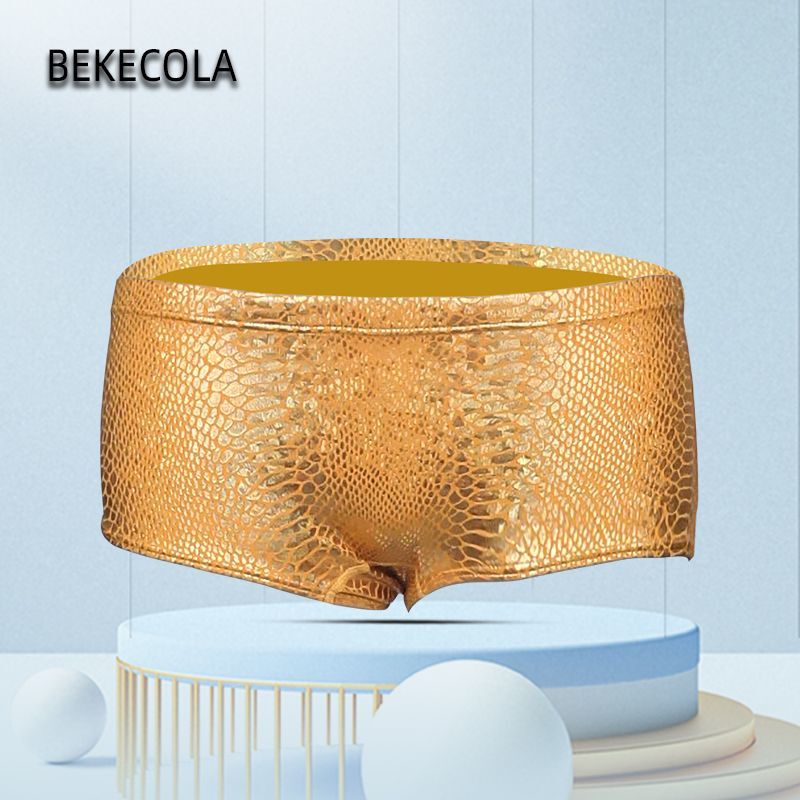 Bekecola Men's Boxer Swim Trunks 2023 New Anti-Embarrassment Swimming Trunks Trendy Sports Quick-Drying Swimwear