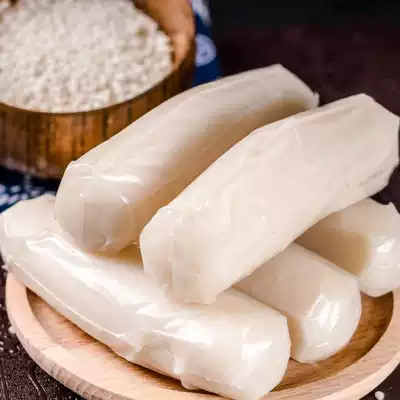 Qingyuan specialty white Kway rice cake handmade water mill rice cake fried rice cake about 5 kg bulk non-Ningbo rice cake