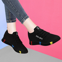  Casual sports shoes womens spring 2021 new non-tired feet womens shoes soft sole lightweight all-match autumn running shoes