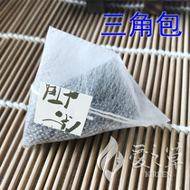 100 corn fiber non-woven triangle bag tea bag filter bag Tea bag disposable 6 5*8cm