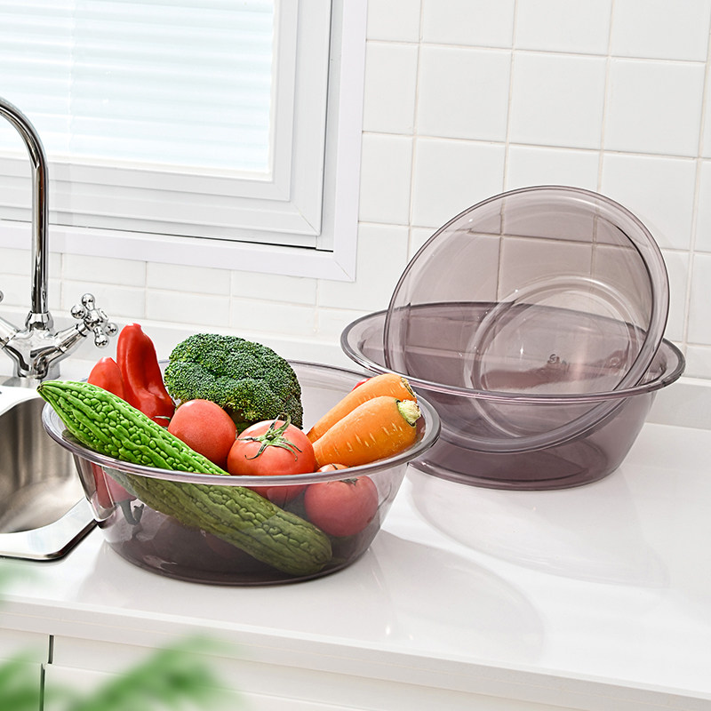 Thick wash basin student dorm with laundry pot household large and medium kitchen washing basin pot feet basin