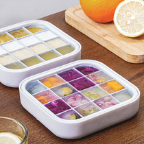 Food Grade Ice Cubes mold silicone Ice Grids Home Refrigerator with lid ice-making box Hockey frozen Ice Ice Cubes accessories Box