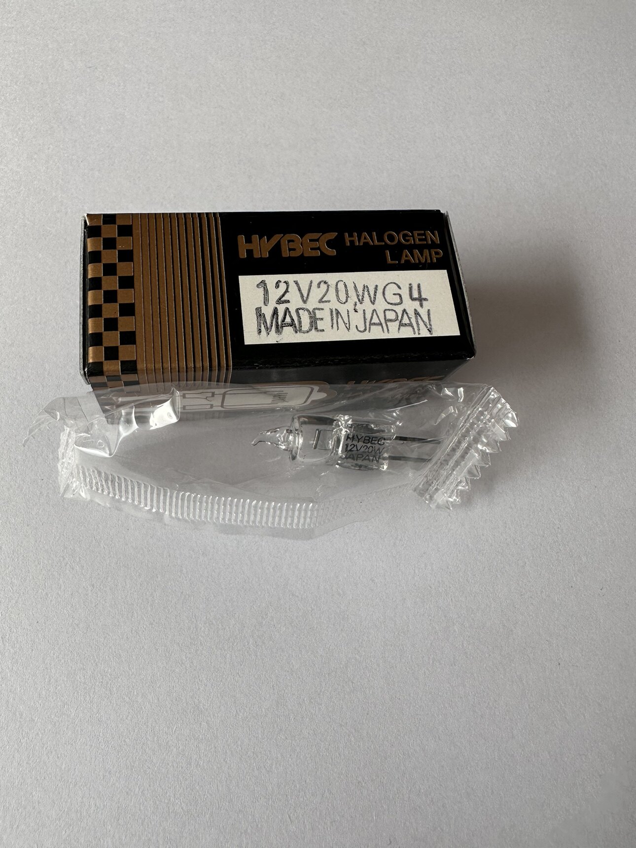 HYBEC生化灯泡 光源灯 HBL-273  12V20W G4 分光光度计钨灯 横丝