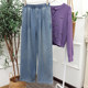 Free Shipping Autumn and Winter Thickened and Fleece-Lined Fashionable Soft Casual Winter Silk Jeans 087
