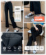 13-9 Spring/Summer New Sweet and Spicy Style Slimming High-Waisted Single Button Flared Lyocell Magic Pants 969