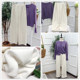 Free Shipping Autumn and Winter Soft High-Waisted Lazy Wide-Leg Pants Thickened Fleece Antelope Pants F635
