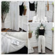 Free Shipping New Style Pocket Pleated High-Waisted Wide-Leg Old Money Style Tencel Linen Pants 628