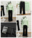 13-9 Spring/Summer New Sweet and Spicy Style Slimming High-Waisted Single Button Flared Lyocell Magic Pants 969