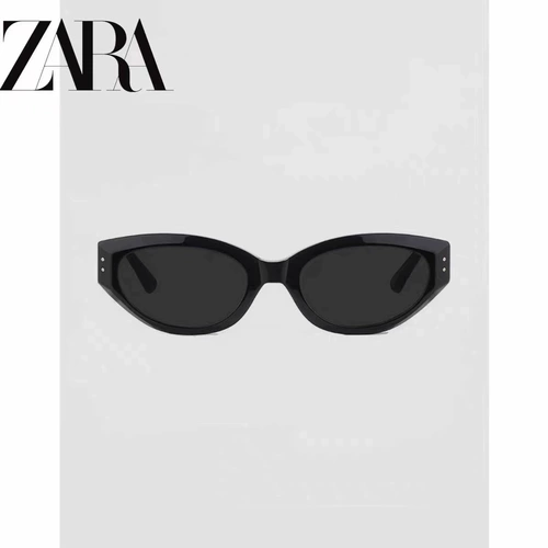 ZARA Ретро универсальные солнцезащитные очки на солнечной энергии, защита от ультрафиолета, изысканный стиль