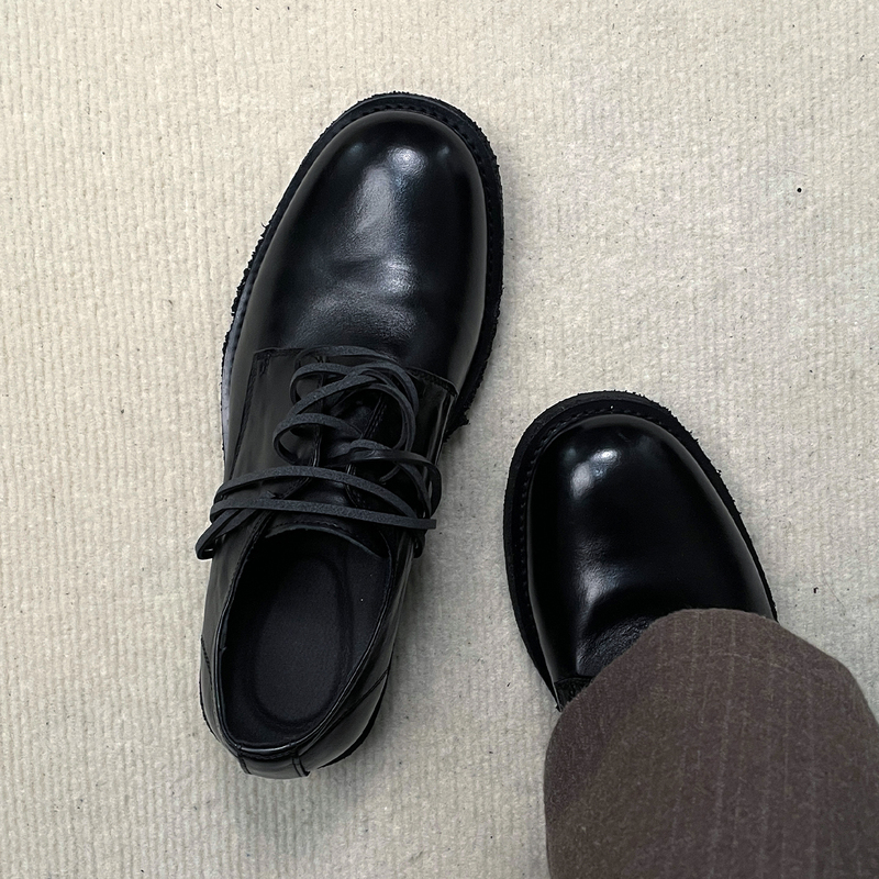 Pointed-Toe Leather Shoes for Men, 2026 New Style, Height-Increasing Derby Shoes, Soft-Soled Work Formal Business Casual Oxford Shoes