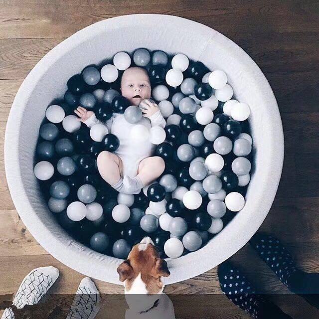 ins wind marine polo pool children toy indoor play house online red parent-child restaurant decoration shooting props 200 balls-Taobao