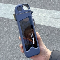 Квадратный, синий, 350 мл