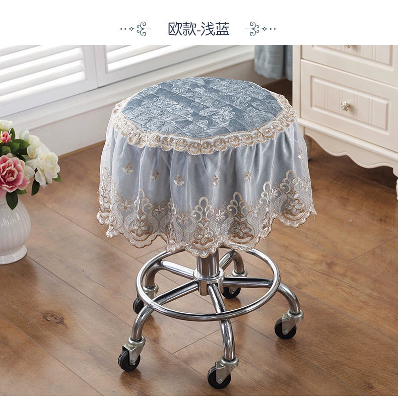 Châu Âu ren thời trang trượt thảm tròn phân phân nhỏ tròn pad đệm ghế văn phòng đệm lần lượt phân pad - Ghế đệm / đệm Sofa nệm ngồi bệt
